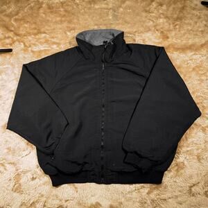 Sportsmaster Black Nylon Workwear Bomber Jacket Men’s Size XL Flawless